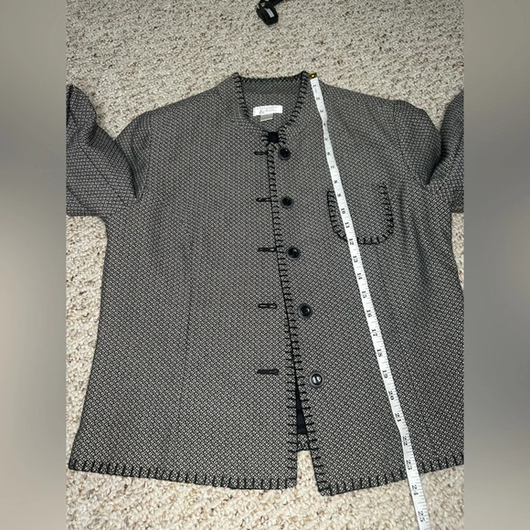 Christopher & Banks Jacket with Mandarin Collar size S - Picture 6 of 7